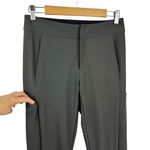 Athleta Stellar Trouser Tall Gray Size 4T Zip Ankle Pants Straight Travel Office Photo 4