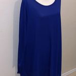 Woman’s 5XL radiant blue long sleeve dress or tunic top Size 5X Photo 1