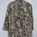 NEW  Additions Printed Full Zip Jacket‎ w/ Pockets Size Large Chico's 2 Photo 0