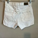 Carmar White Titania Viridine High Rise Distressed Denim Shorts Size 24 Photo 8
