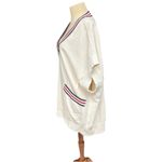 We The Free Free People Ivory Ivy Oversized V-Neck Sweater Vest Size Medium NWT Photo 5