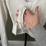 Free People  Intimately White Long Sleeve Bodysuit Medium Photo 4