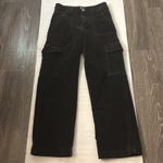 Rue 21 Black Corduroy Cargo Pants S Minimalist Normcore Casual Skater Fall Winter Photo 2