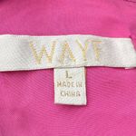 WAYF NWOT  Anthropologie Barbiecore Pink Faux Leather Crop Top / L Photo 13