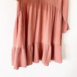 Seafolly Cotton Gauzy V-Neck Mini Dress in Rose Pink Photo 4
