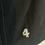 Fourlaps Womens Curve Black Cropped Fitness Workout Tank Top Shirt Size M Photo 3