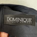 Dominique Apparel Strapless Black Bustier Corset Bra Top Size 36B Photo 3