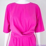 Eloquii NEW  Pink Cross Front Flutter Sleeve‎ Dress, size 18 Photo 5