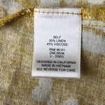 Bebop Yellow Floral Hawaiian Linen Mini Dress Casual Beach Boho Milkmaid Prep 11 Photo 6