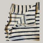 J.O.A. Lines of Duty Cream Striped Pencil Skirt. 100% Cotton. Size M Photo 2