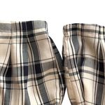 SheIn Unity High Waist Tartan Paperbag Waist Pants with Pockets Black and White •Size Medium Photo 10