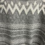 Holiday Time Gray Fair Isle Pattern Sparkly Soft Women's Holiday Sweater Photo 2