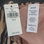 Aerie  Tan and Black Tiger Print Bikini Top NWT Size Small Triangle Bikini Top Photo 8