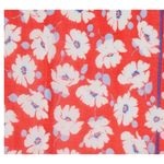 Kate Spade Kate Spade New York Red Springtime Floral Oblong Scarf Designer Feminine NWT Photo 1