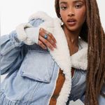 Free People Fur Denim jacket Photo 0