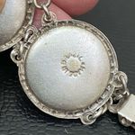 Vintage Blue Morpho Butterfly Wing Reverse Painted Tropical Scene Brazil 20.6g Photo 14