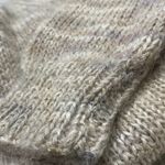 Women’s Mohair Silk Wool blend Loose Knit Mock neck Sweater Large Heather Ombre Photo 13