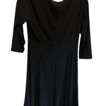 Evan Picone  Women's 3/4 Sleeve‎ Black A-Line Dress Ruched Size 4 Photo 10