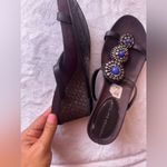 Montego Bay Club  Slip on Wedge Slide Sandals Woman's size 6.5 Photo 5