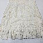 Tularosa  Kassie Mini Dress in White Lace Small Photo 3