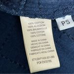 Cloth & Stone  Shirt Dress Sheath Pockets Cuffed Sleeves Quilted Raw Hem Blue Photo 9