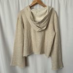 Bella Dahl  Comfy Oatmeal Long Sleeve Hoodie Sweatshirt Top **Size L** 🌸🌸 Photo 1
