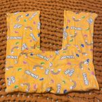 Y2K Vintage Blow Pop Lollipops Women’s Pajama Pants Yellow Size M Photo 0