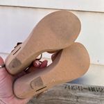Candie's Vintage 70s 80s Basket Weave Cork Wedge Sandals 7M Photo 3