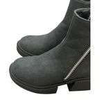 Seven7 Boots Women's Size 6 Black Booties Chunky Heel Casual Zip Closure NEW Photo 4