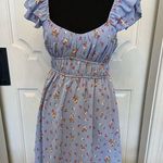 Altar'd State Altar’d State Floral Open Back Bow Mini Dress NWOT Photo 0