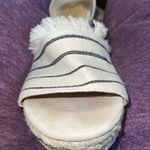 Splendid SPLINDID Frayed Ankle Tie Canvas Rope Wedge Espadrilles In Natural Photo 3