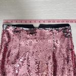 NYC & Eva Mendes Kat Pink Sequin Silver‎ Skirt Size S Photo 4