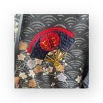 Lucky Brand Rare: Y2K ☂︎︎ Geisha Parasol Embroidery Zipper Hoodie ☂︎︎ Navy ☂︎︎ L Photo 8