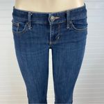 EXPRESS  Barely Boot Low Rise Stretchy Women’s Denim Jeans 2s Dark Wash Photo 5
