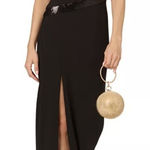 Adrianna Papell Knit Crepe One Shoulder Sequin Gown Photo 0