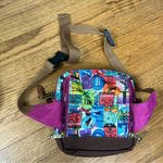 Kipling | Patchwork Travel Stamped Crossbody Convertible Multicolored Belt Bag Photo 11