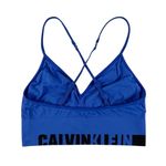Calvin Klein Bright Blue Microfiber Bralette Multi Way Size Small Photo 1