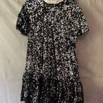 MELLODAY NWT  sequin drop waist removable collar dress Photo 2