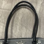 Dooney & Bourke VTG Black White Donegal Crest Signature Domed Satchel W/ Pouch Photo 3