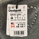 Desigual Womens Sweater S Gray Kensington V-neck Long Sleeve Knit NWT Photo 7