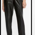 Ted Baker ππ Faydell Pleather Belt Detail Trouser ~ Black US 10 NWT Photo 2