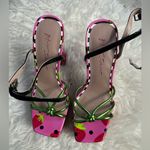 Betsey Johnson Strawberry Tiky Multi Sky high Heels Photo 9