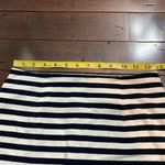 J.Crew striped knit pencil skirt Navy white cotton Women’s size 2 NWT Nautical Photo 4