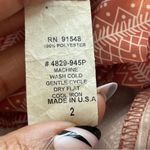 barney's new york BARNEYS NY | Coral Tiered V-Neck Blouse Sz 2 Photo 18