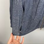 Theory Cotton Viscose Zip Up Jacket Lightweight Casual Photo 7