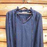 Robert Graham Silk Blend Sheer Boho Top Photo 3