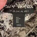 Tahari snakeskin high neck/mock neck long sleeve blouse Photo 4