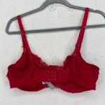Victoria's Secret  Dream Angels Push-Up Without Padding Bra Red Lace 38D D85‎ Photo 1