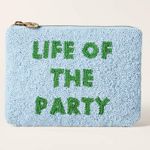 Kate Spade Light Blue Life of the Party Beaded Clutch Photo 0