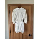 Misa Los Angeles The Joanna Cotton Eyelet Romper in White Women’s size Medium Photo 6